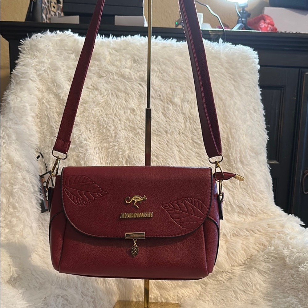 Burgundy Shoulder Bag